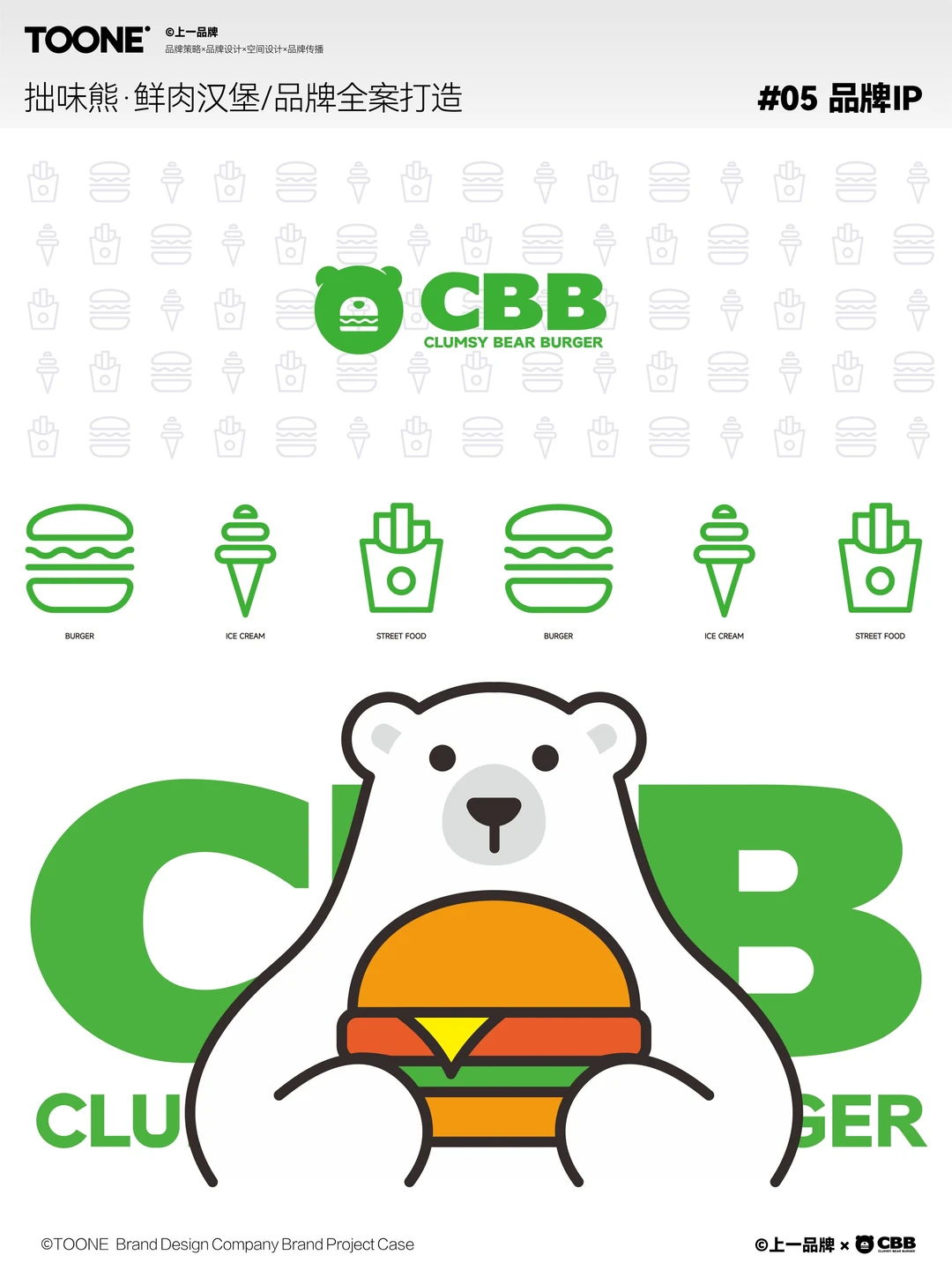 上一案例｜拙味熊鲜肉汉堡品牌全案设计