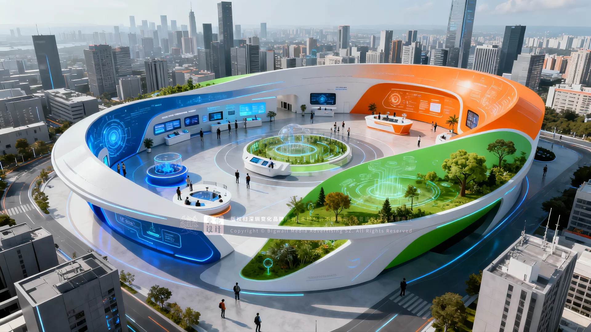 原创展厅设计案例｜未来城市与智能设施展厅