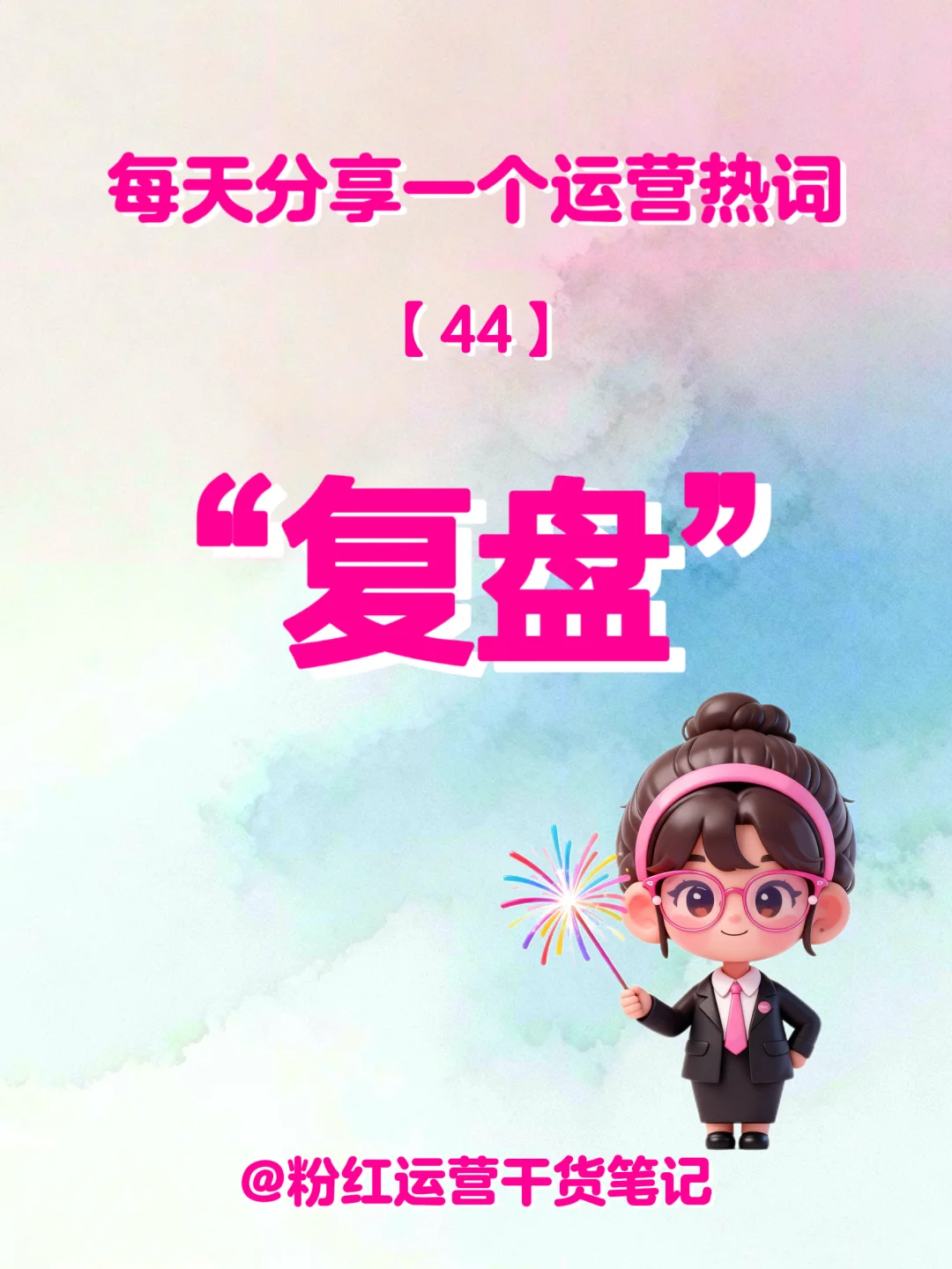 每天分享一个运营热词——“复盘”