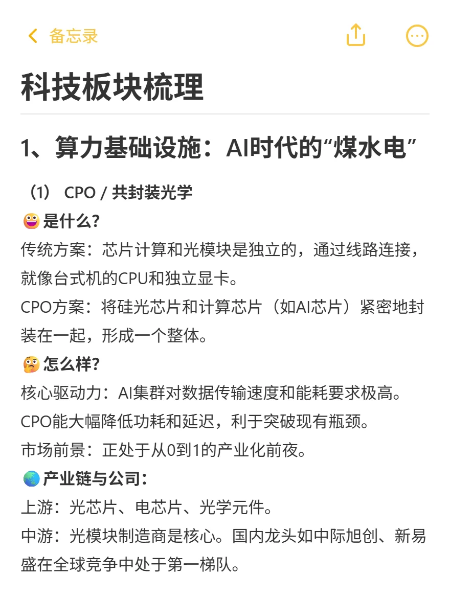 行业科普｜科技行业各个板块梳理