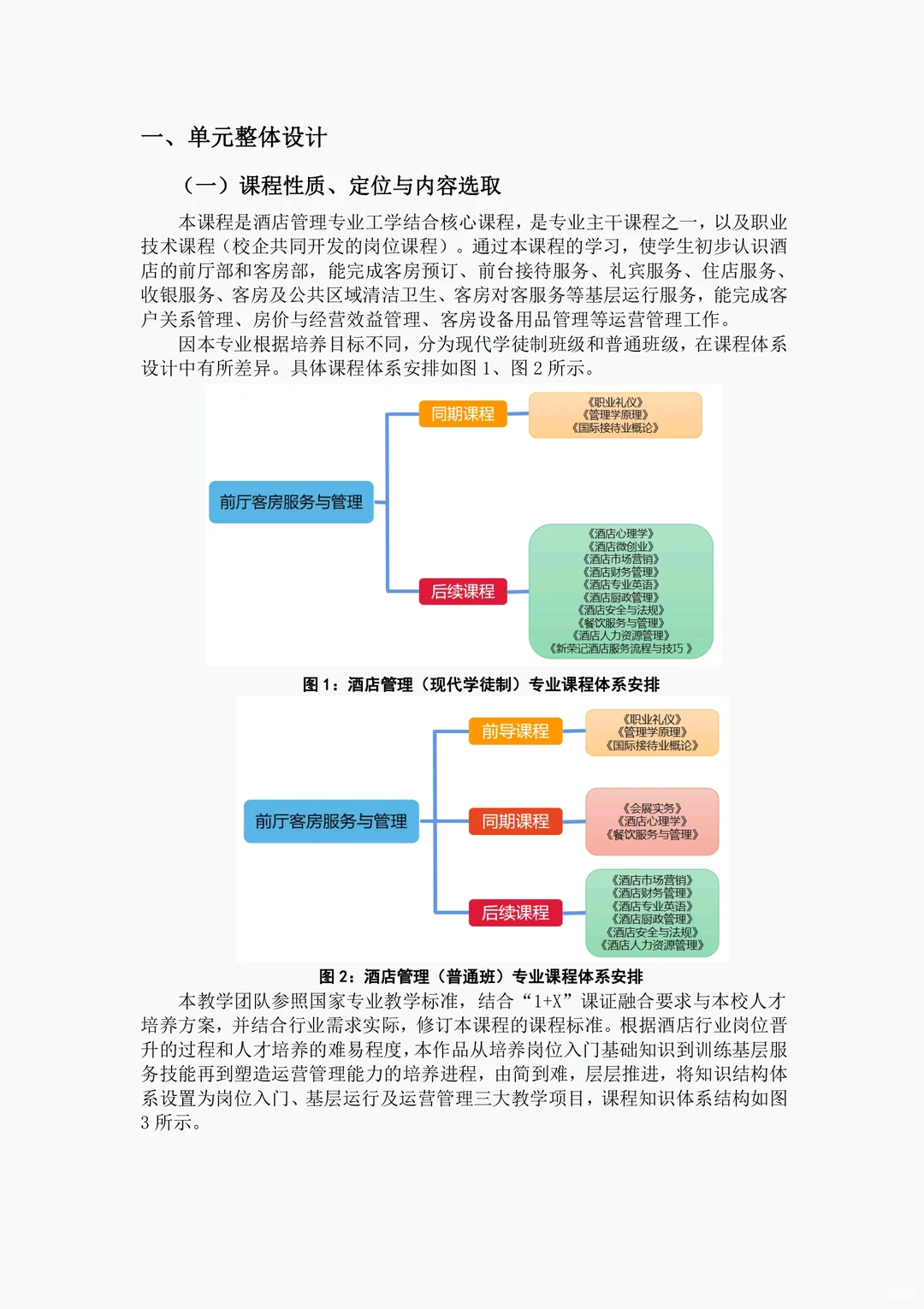 旅游类《前厅客服服务管理》教案实施报告