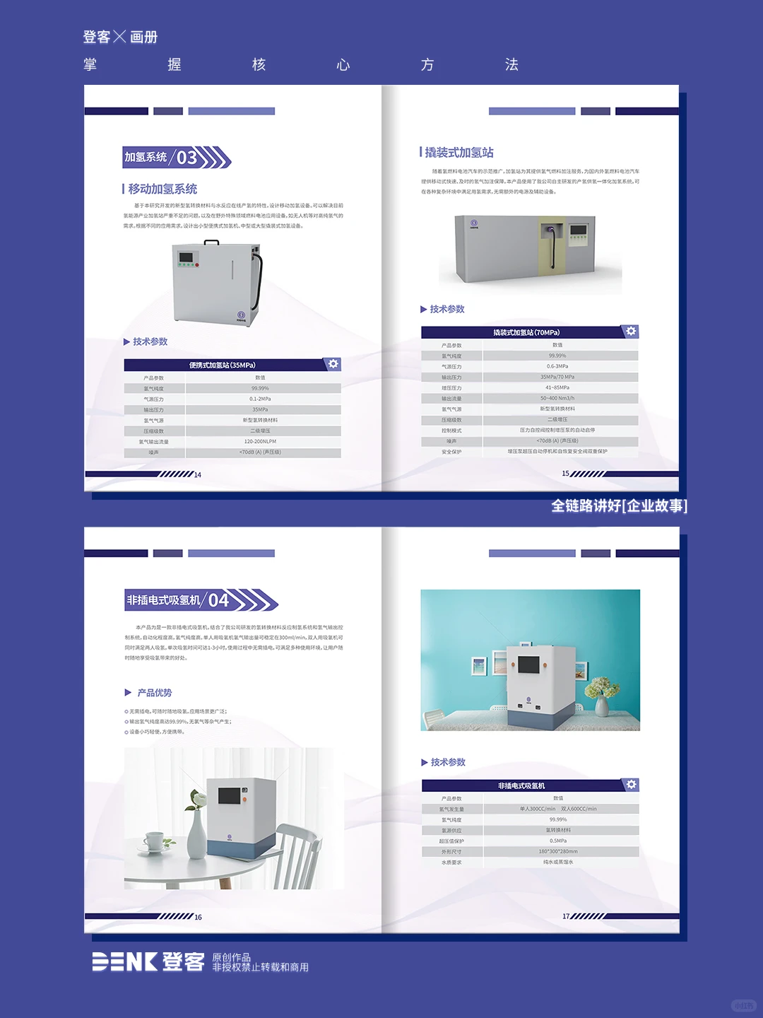 氢能源产品手册设计/新能源宣传画册