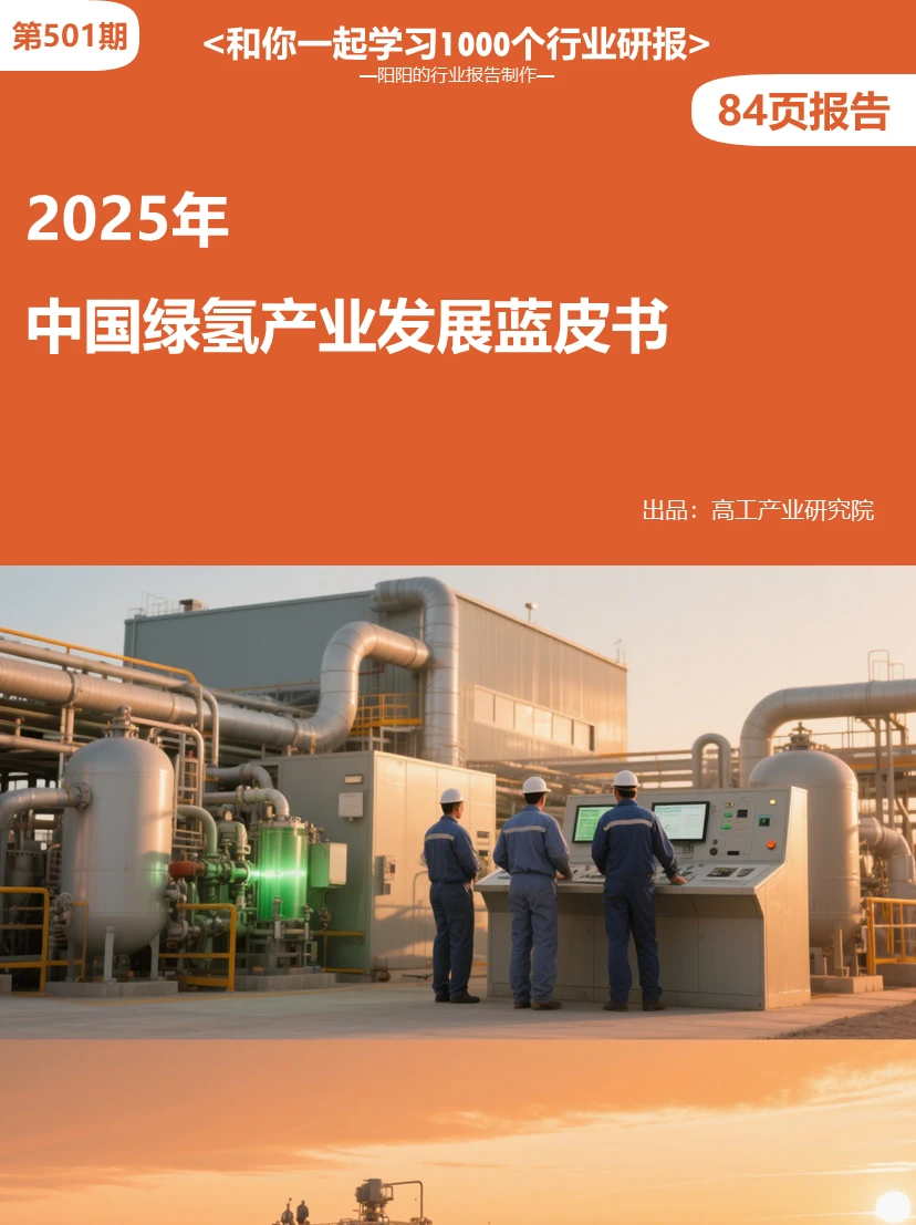 ?揭秘：2025中国绿氢产业发展蓝皮书
