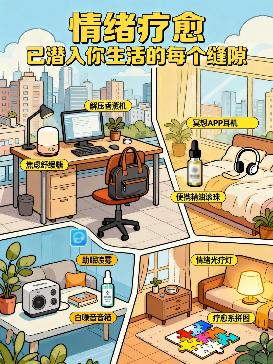 “情绪疗愈”轻量化｜百亿焦虑的日常解法