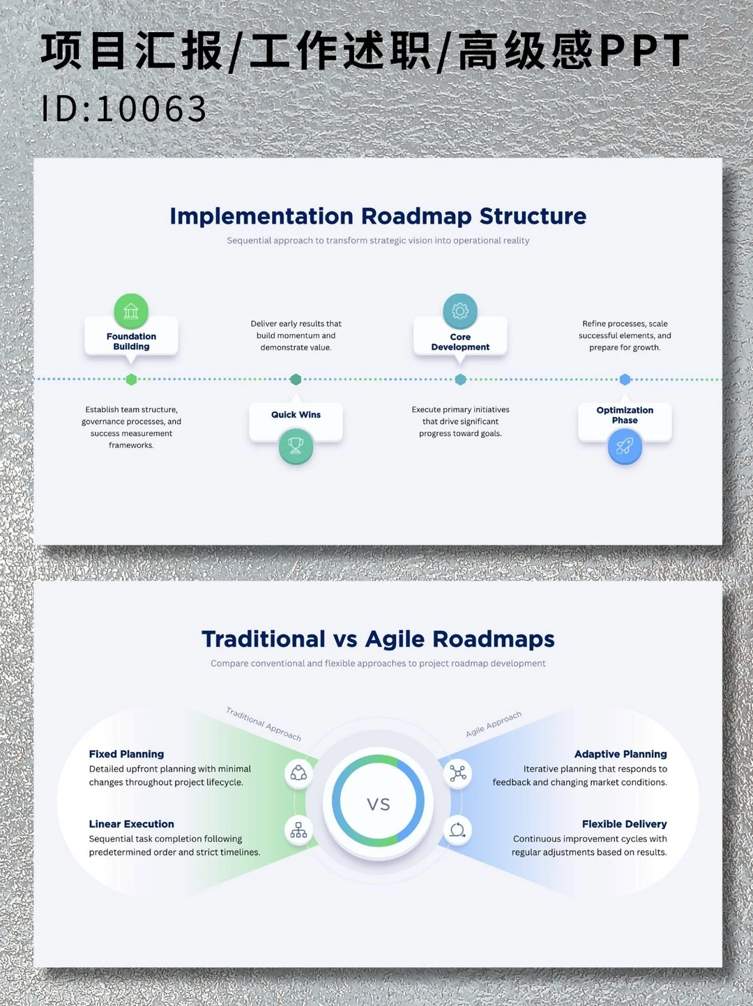高级感PPT模板|方案选择与优劣势权衡图