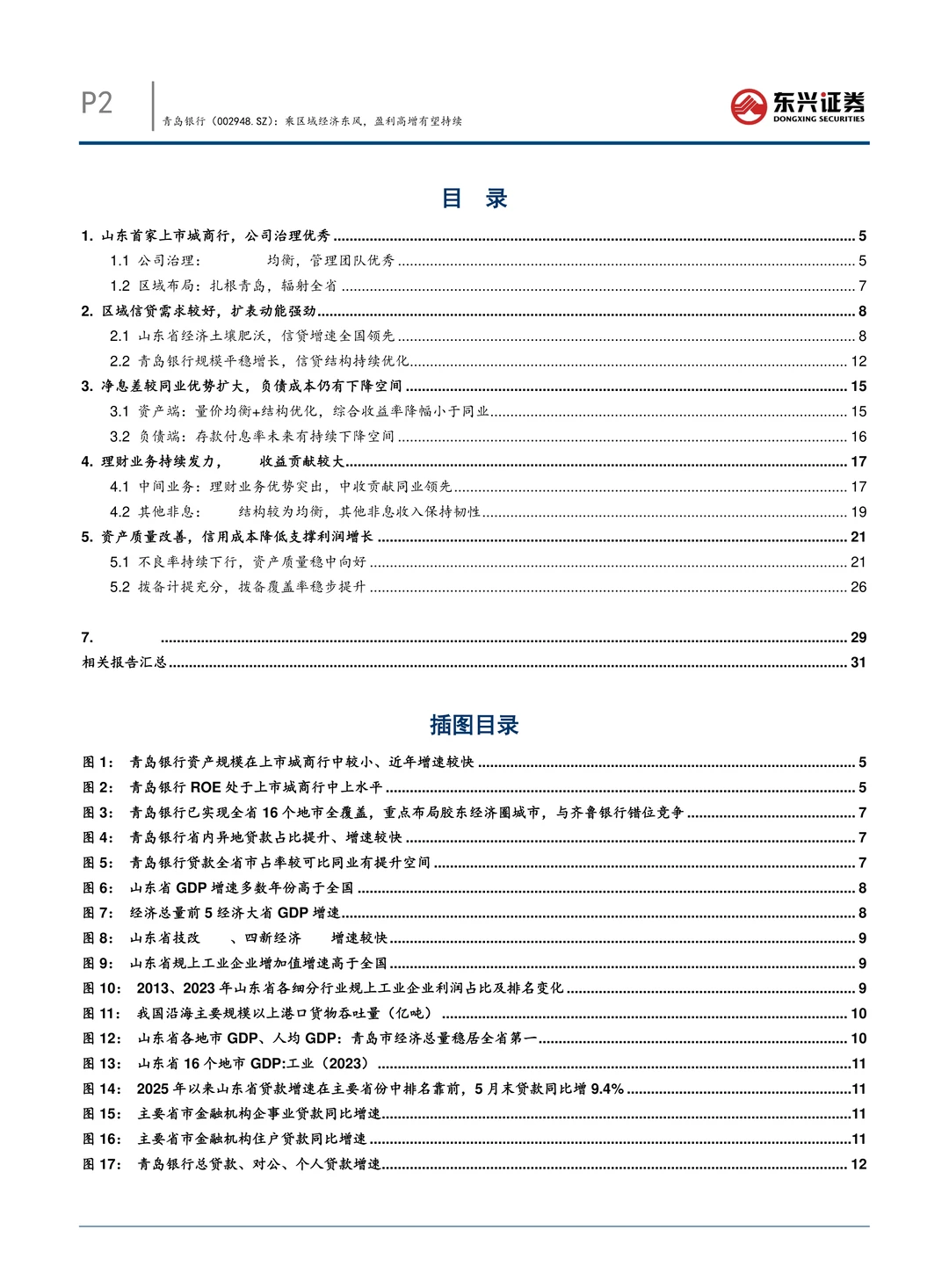 青岛银行公司研究报告-盈利高增有望持续