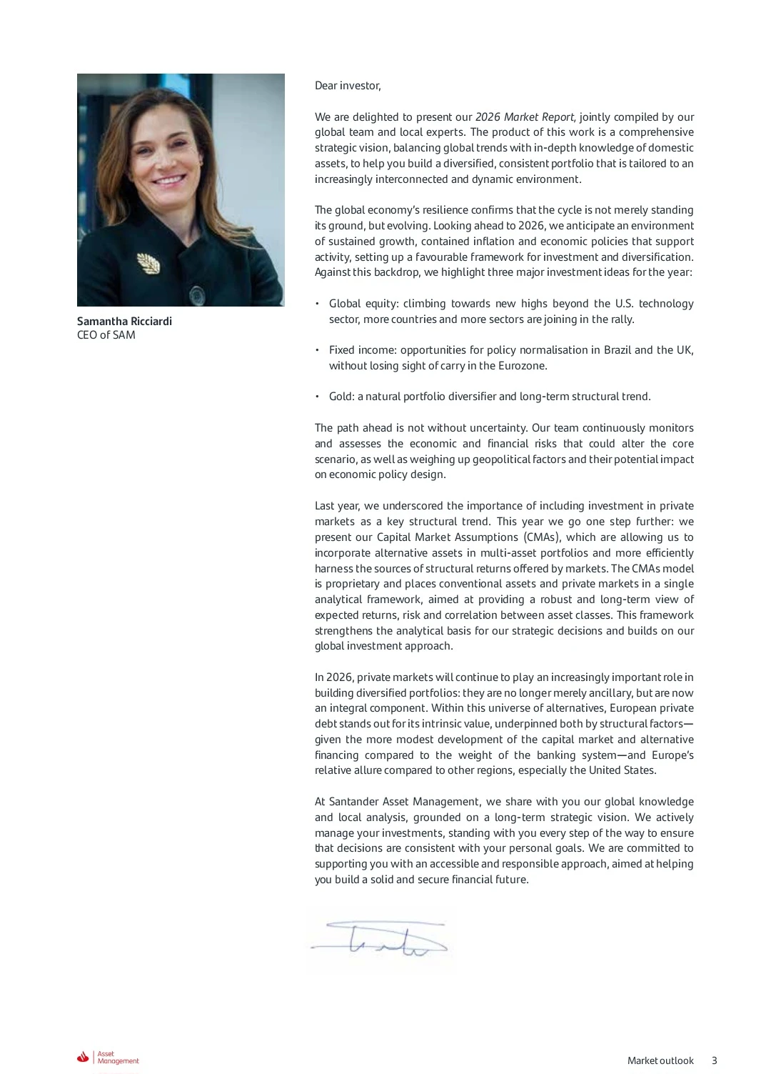 桑坦德Santander｜2026年市场展望报告