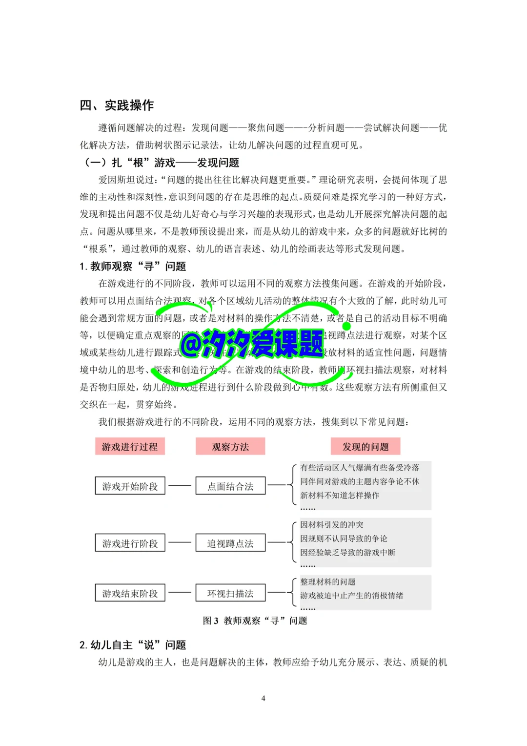 狠狠惊艳?幼儿园区域游戏+问题解决课题