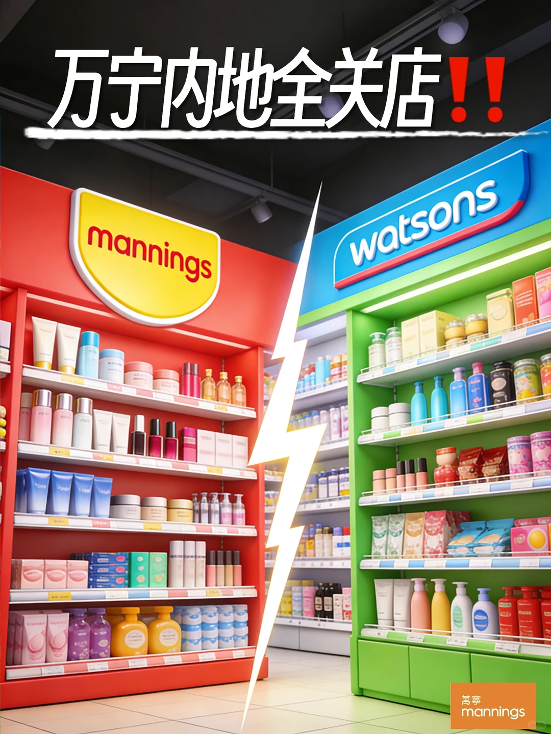 万宁内地全关店，屈臣氏该喜还是忧呢？