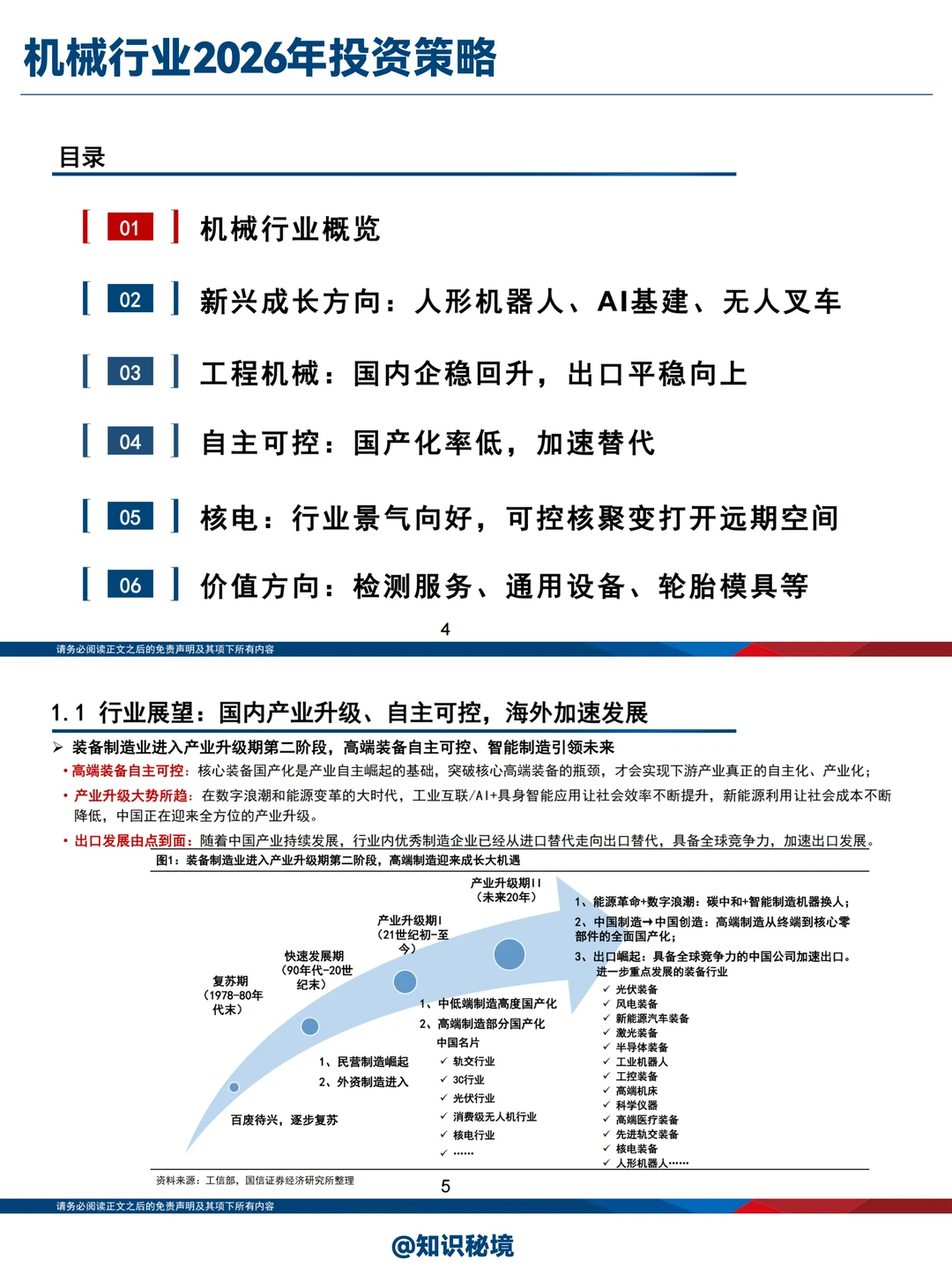 机械行业2026年投资策略