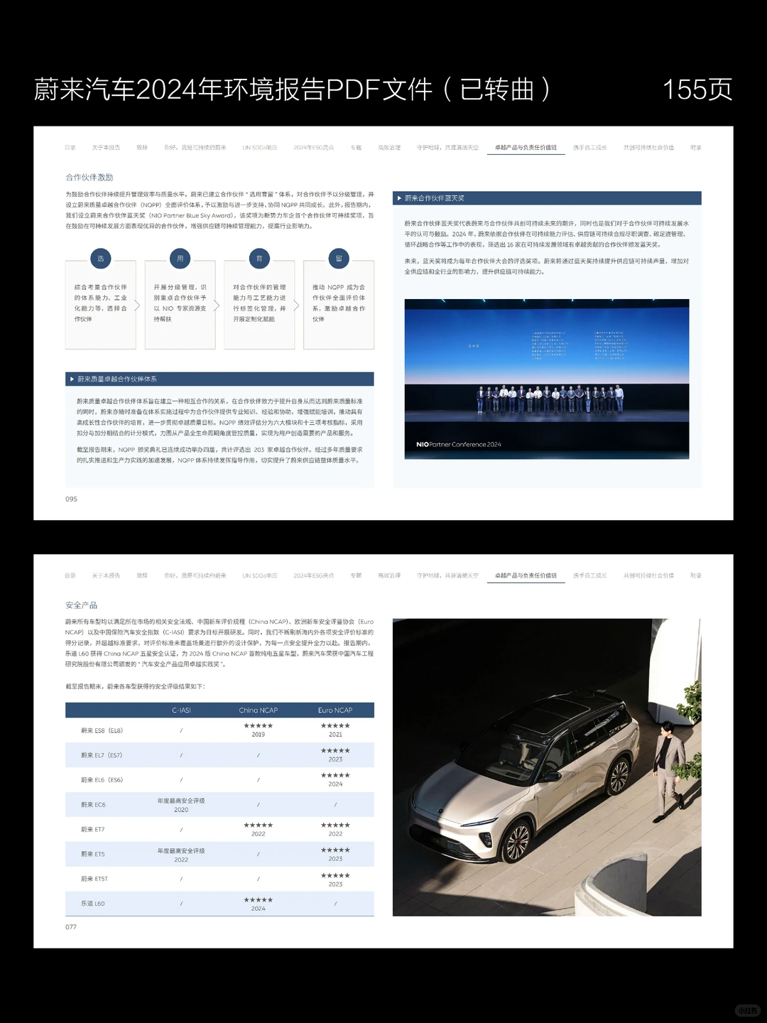 蔚来汽车2024年环境报告PDF文件