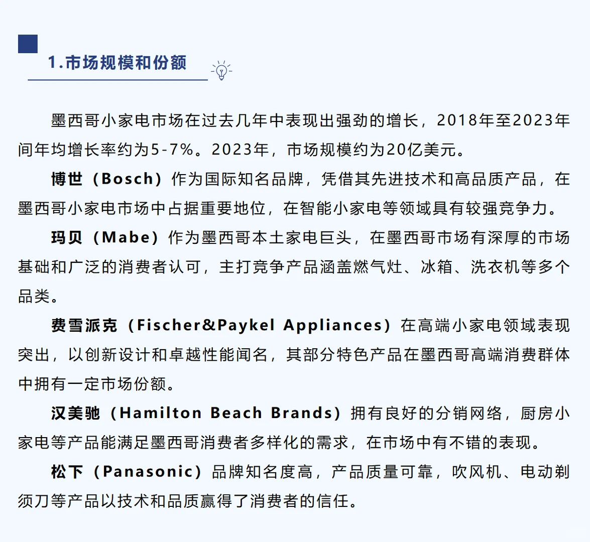 墨西哥家居市场趋势(下)