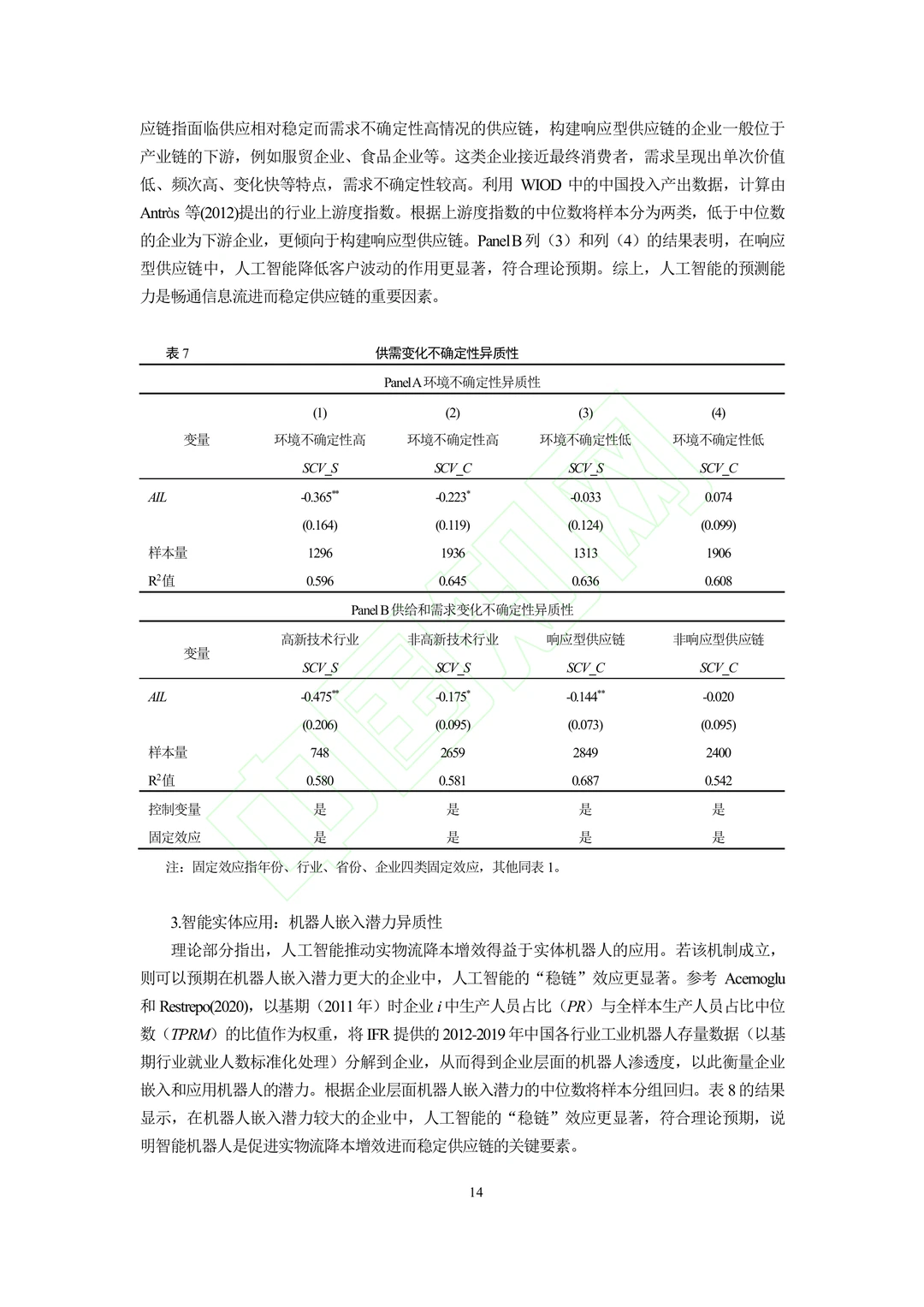 文献分享‖人工智能的“稳链”效应