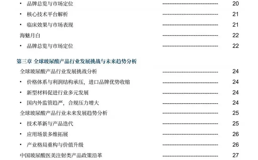 2025全球高端玻尿酸产品行业现状