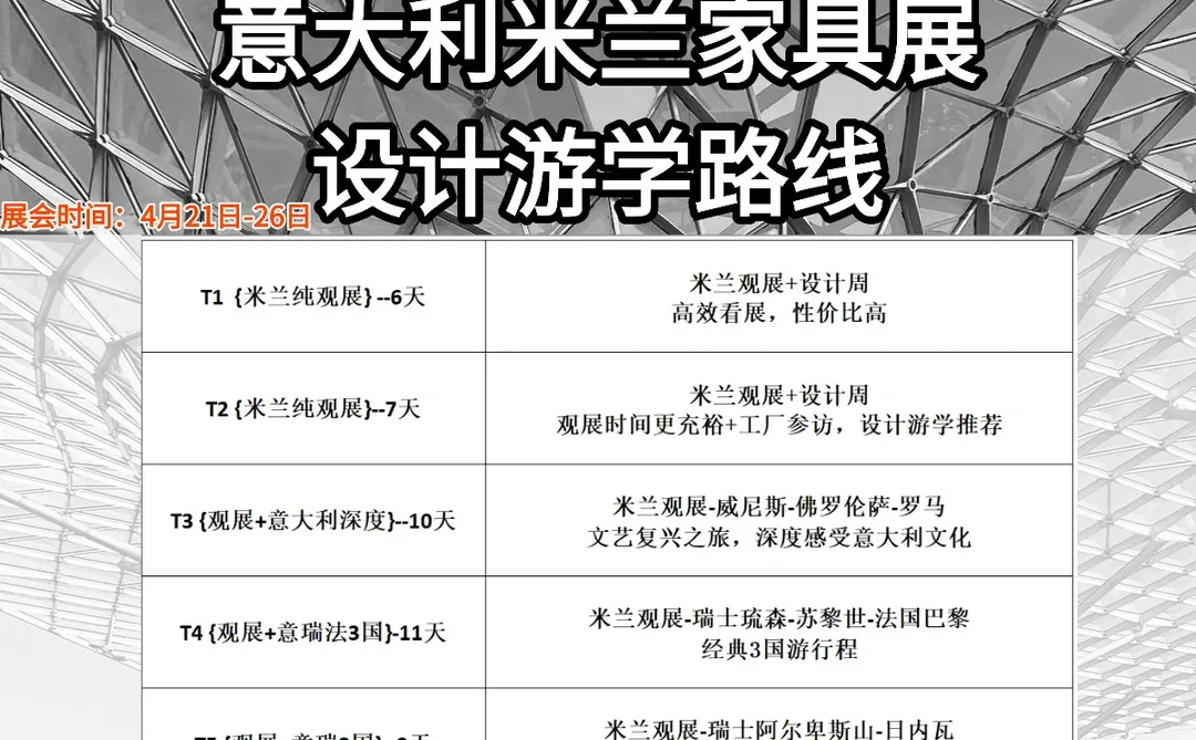 米兰家具展避坑攻略