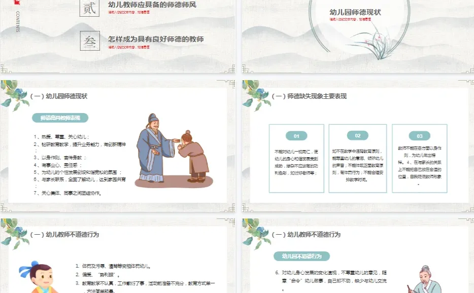 幼儿园师德师风培训 PPT 课件教师学习必备