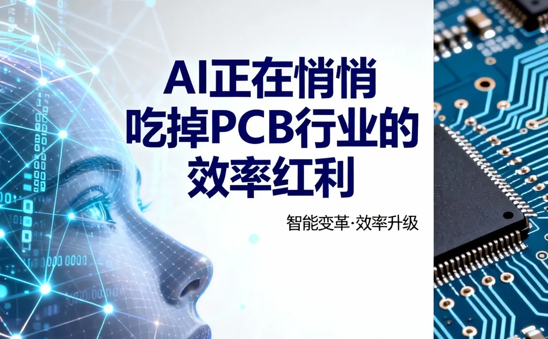 AI 正在悄悄吃掉 PCB 行业的效率红利