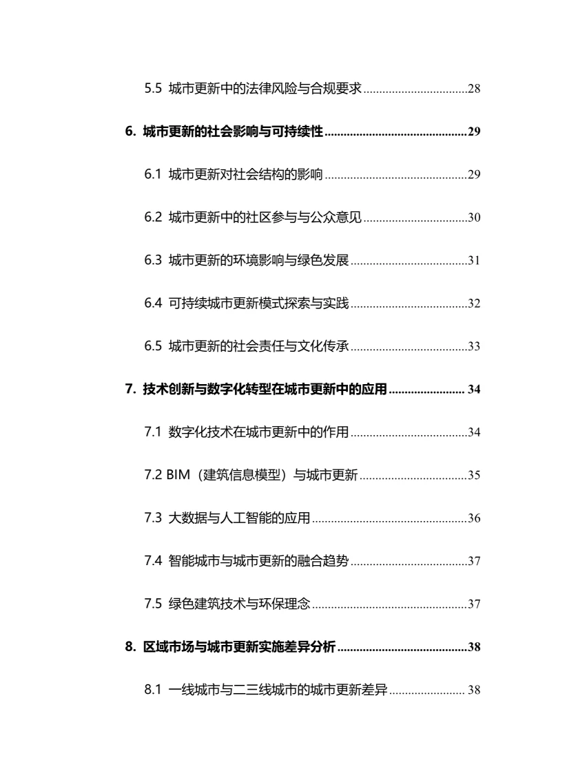 2024年城市更新行业调研分析报告
