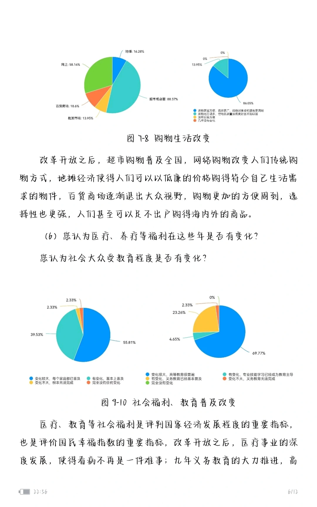 以居民衣食住行变化探索改革开放后时期问题