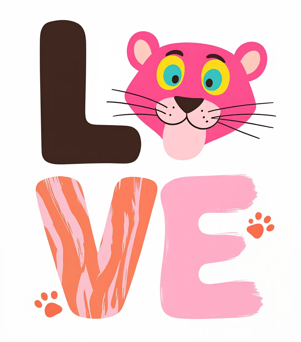 粉红豹印花杀疯了！跨境全品类适配