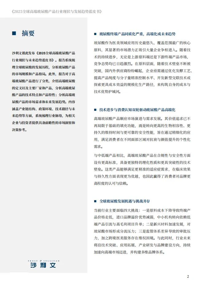?2025 高端玻尿酸 技术升级洞察