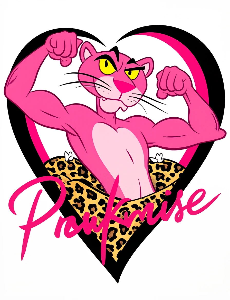 粉红豹印花杀疯了！跨境全品类适配