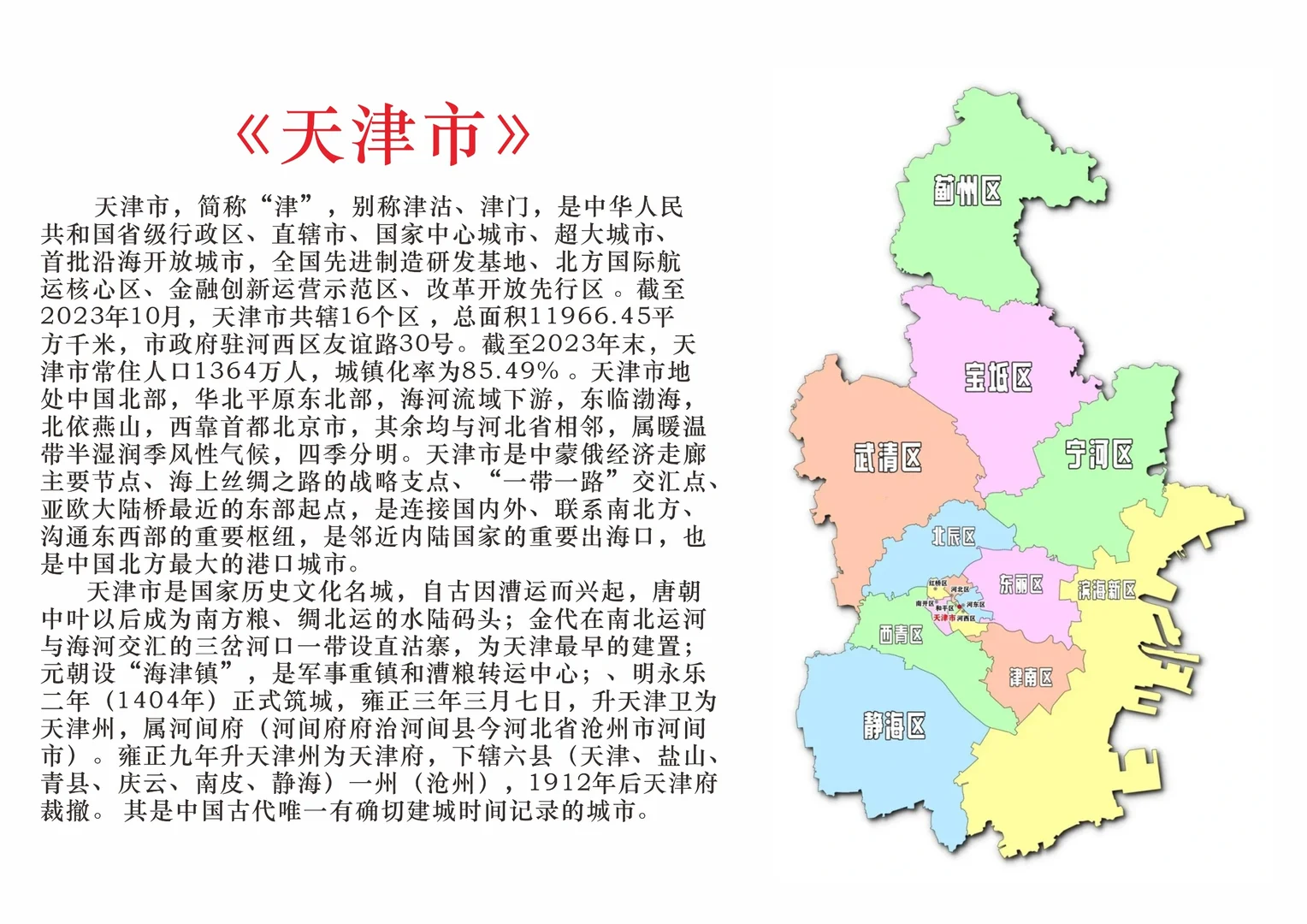 宣传中国文化第三期:中国天津