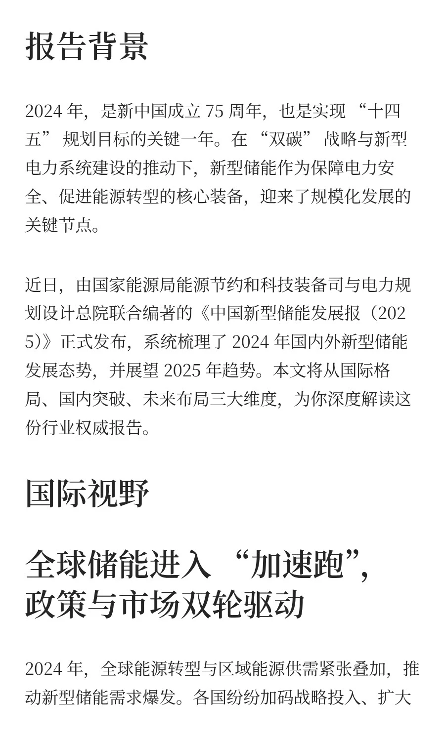 瑞河观储丨2024 中国新型储能发展报告深度