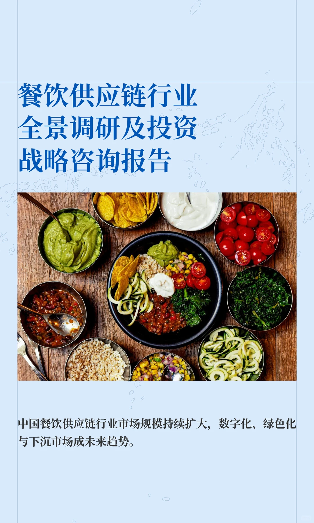 餐饮供应链行业全景调研及投资战略咨询报告