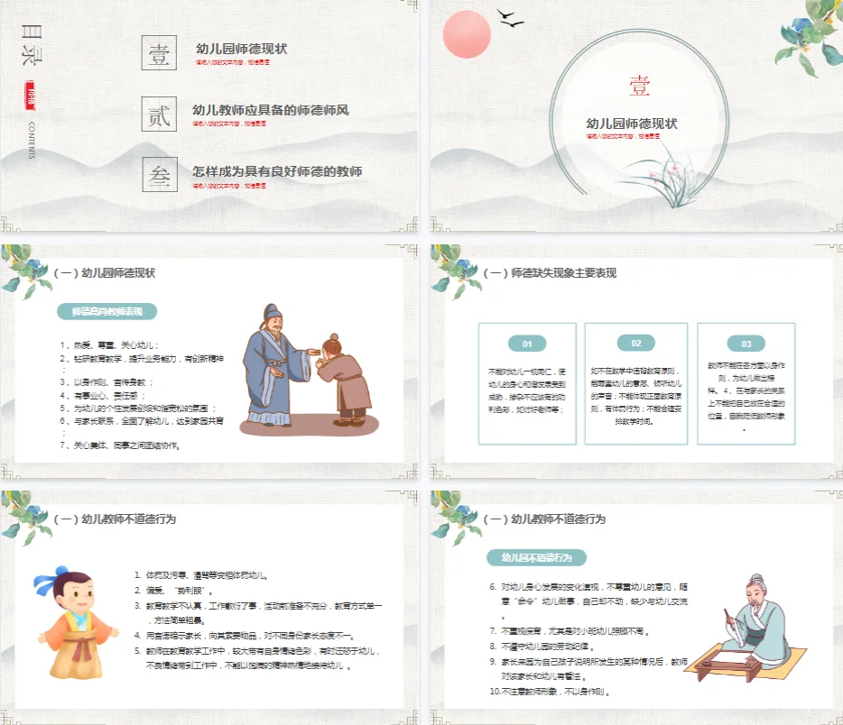 幼儿园师德师风培训 PPT 课件教师学习必备