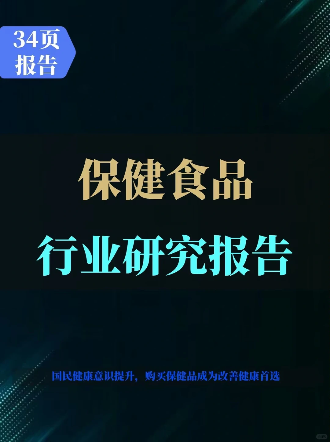 保健食品行业报告