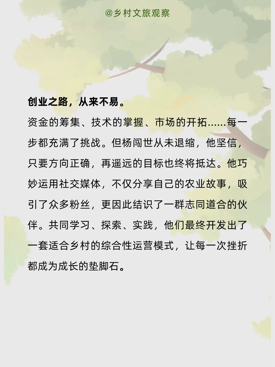 95后农场主杨闯世，互联网大厂到农场主理人