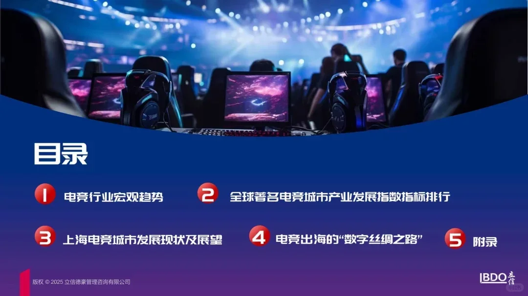 全球著名电竞城市产业发展指数报告