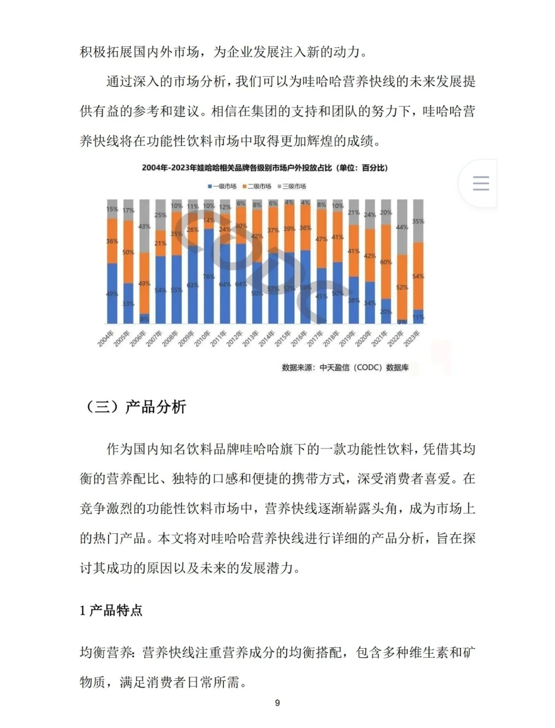【娃哈哈营养快线产品】策划方案W➕P