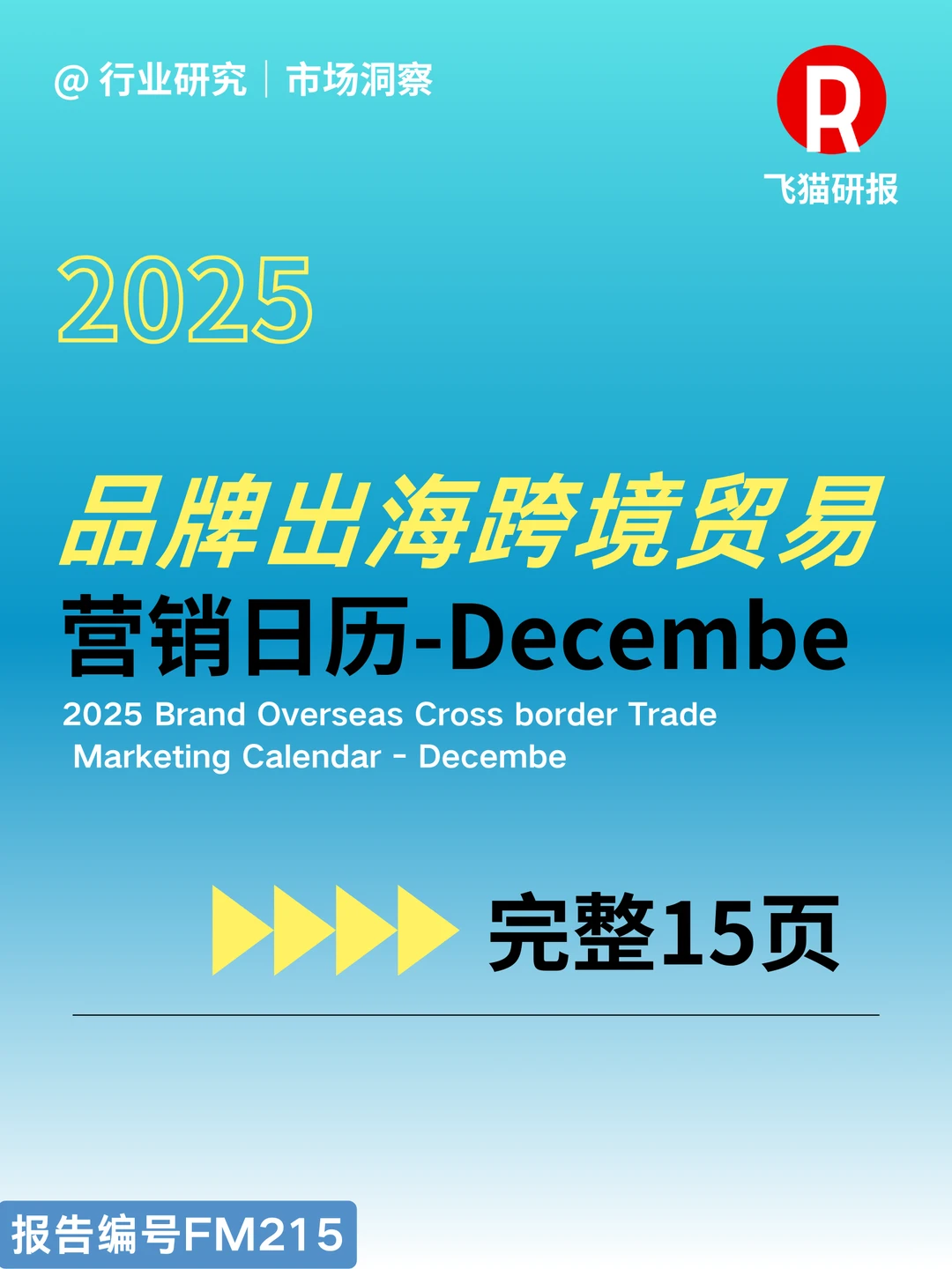 2025品牌出海跨境贸易营销日历-Deccembre