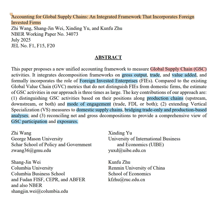 ?供应链系列/全球供应链全新核算框架(2)