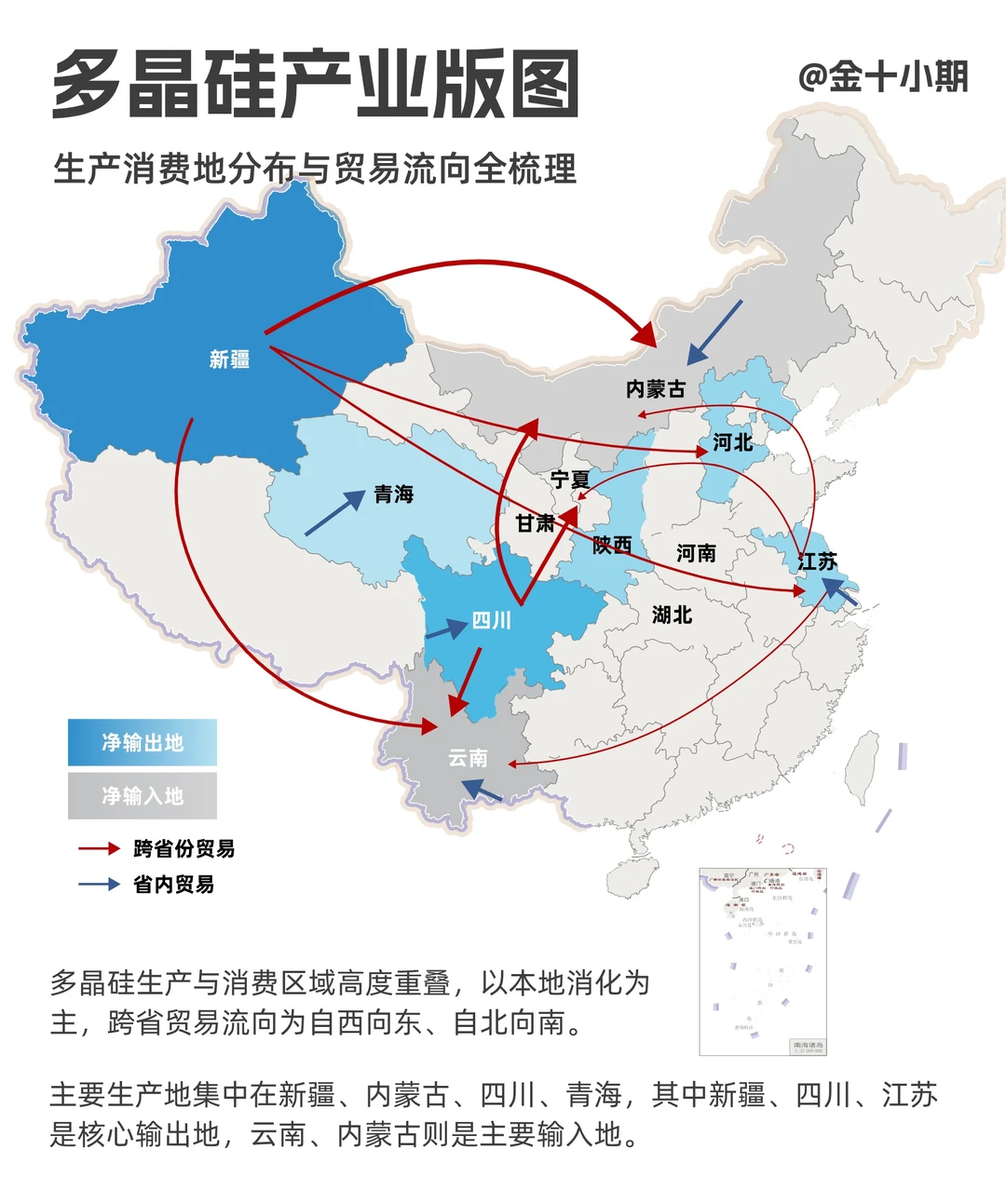 光伏的“心脏”—多晶硅产能版图长这样！