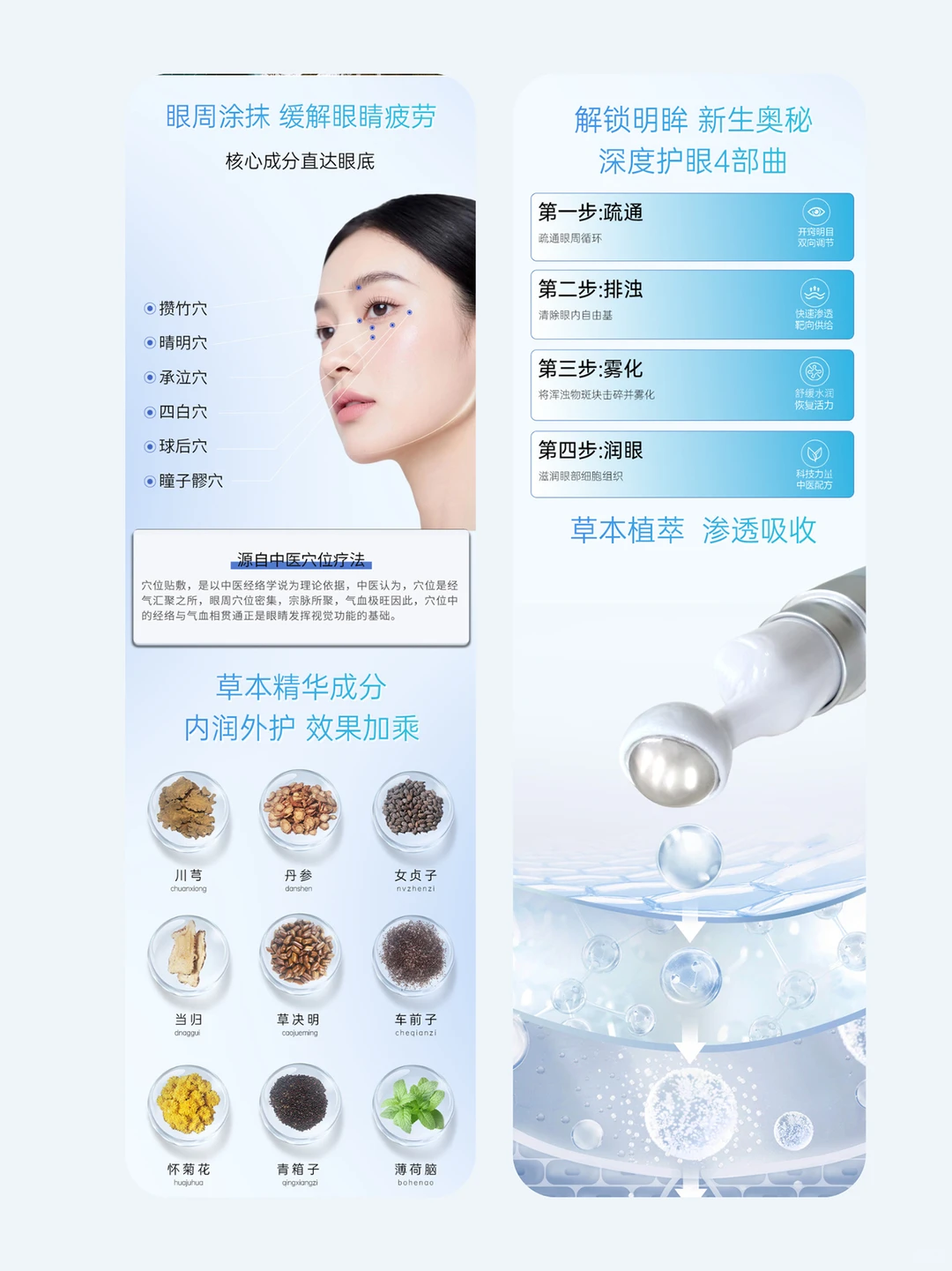 电商详情原创设计|草本智慧讲好护眼故事