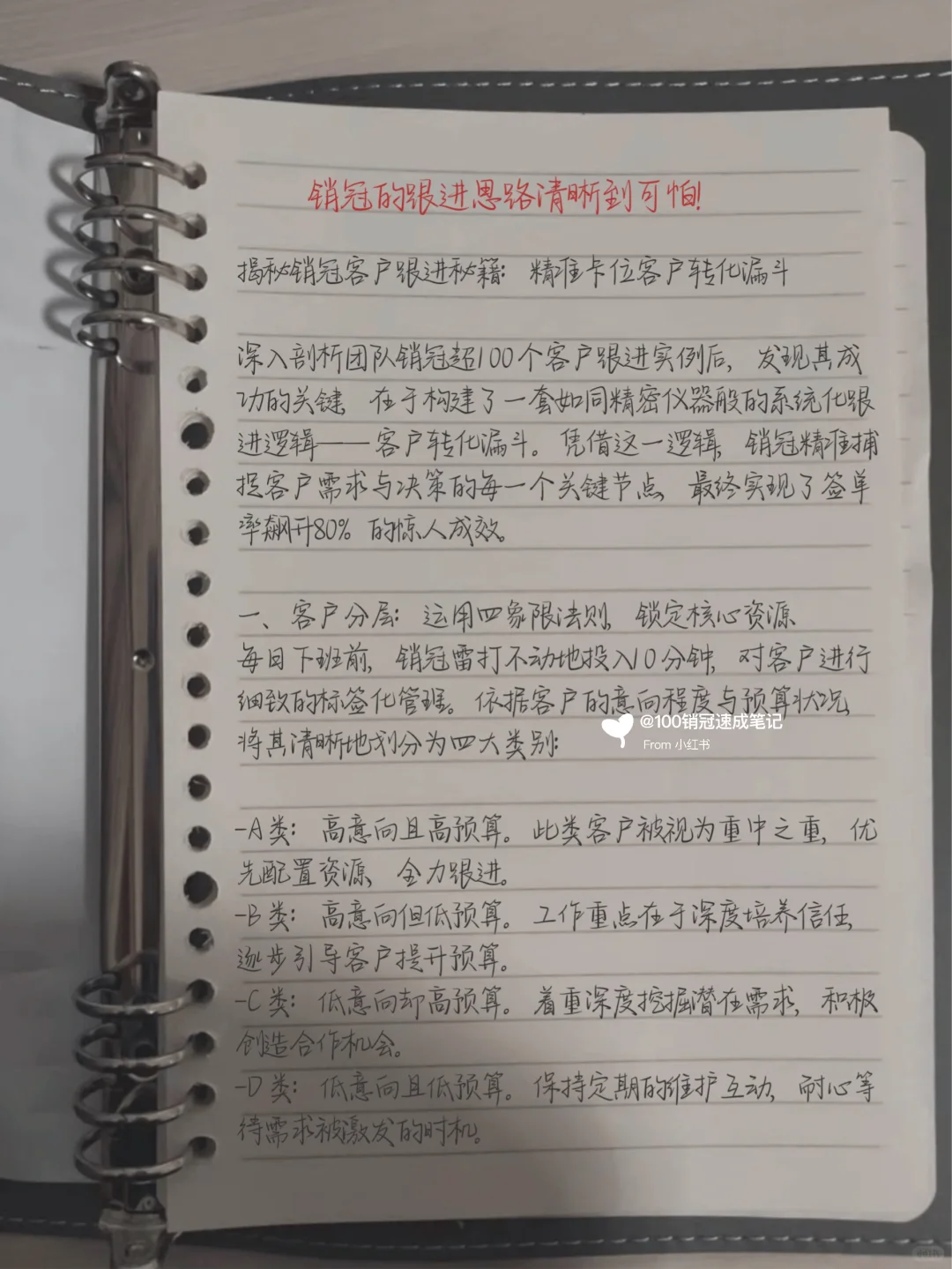 销冠的跟进思路清晰到可怕!