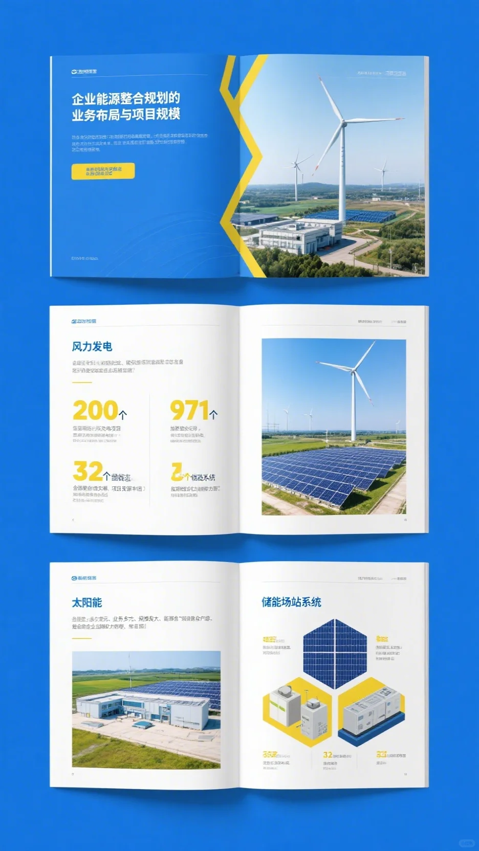 能源画册设计：企业能源整合规划服务展示