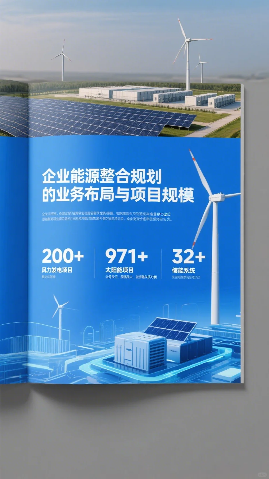 能源画册设计：企业能源整合规划服务展示