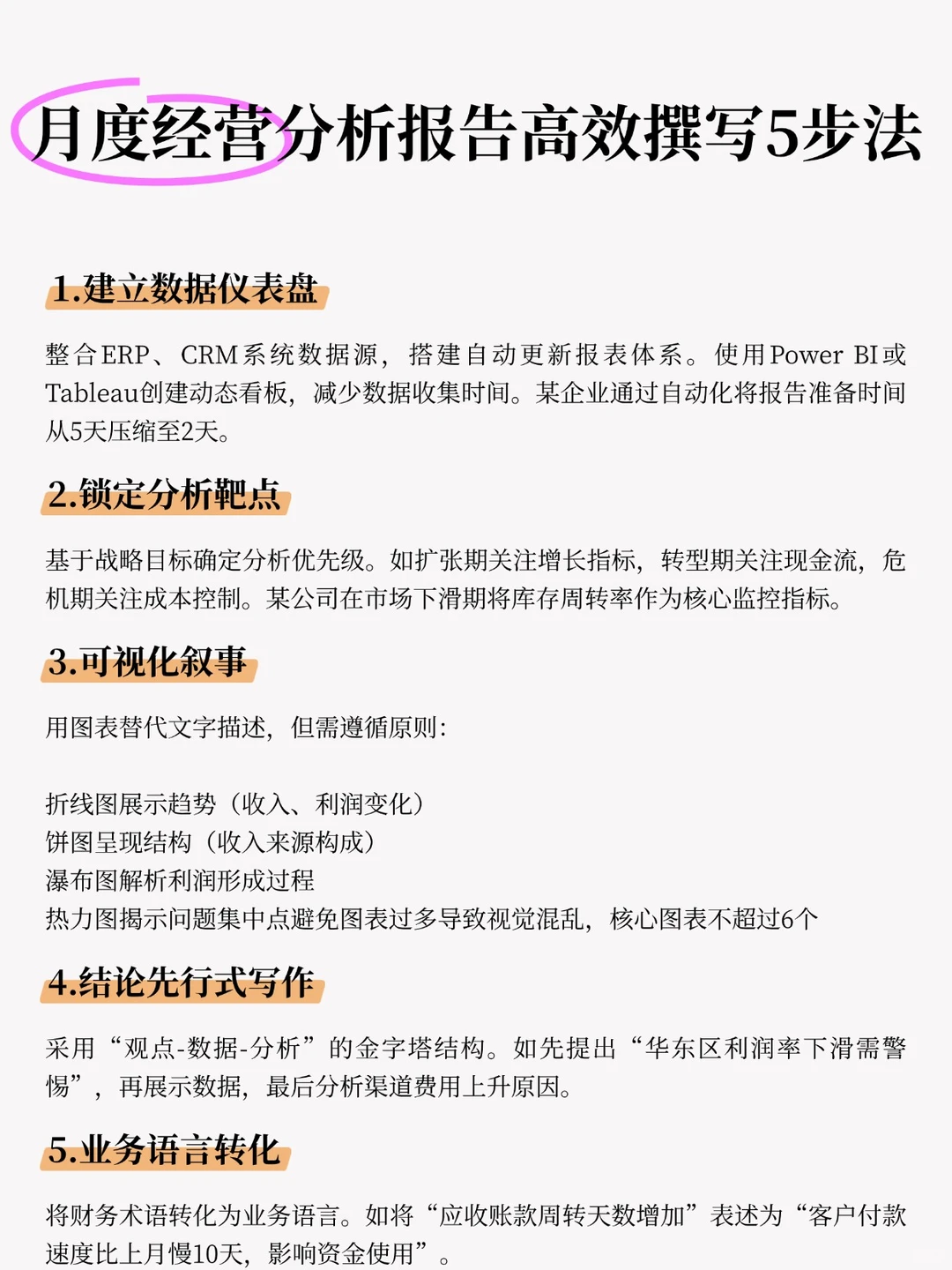 月度经营分析报告怎么写