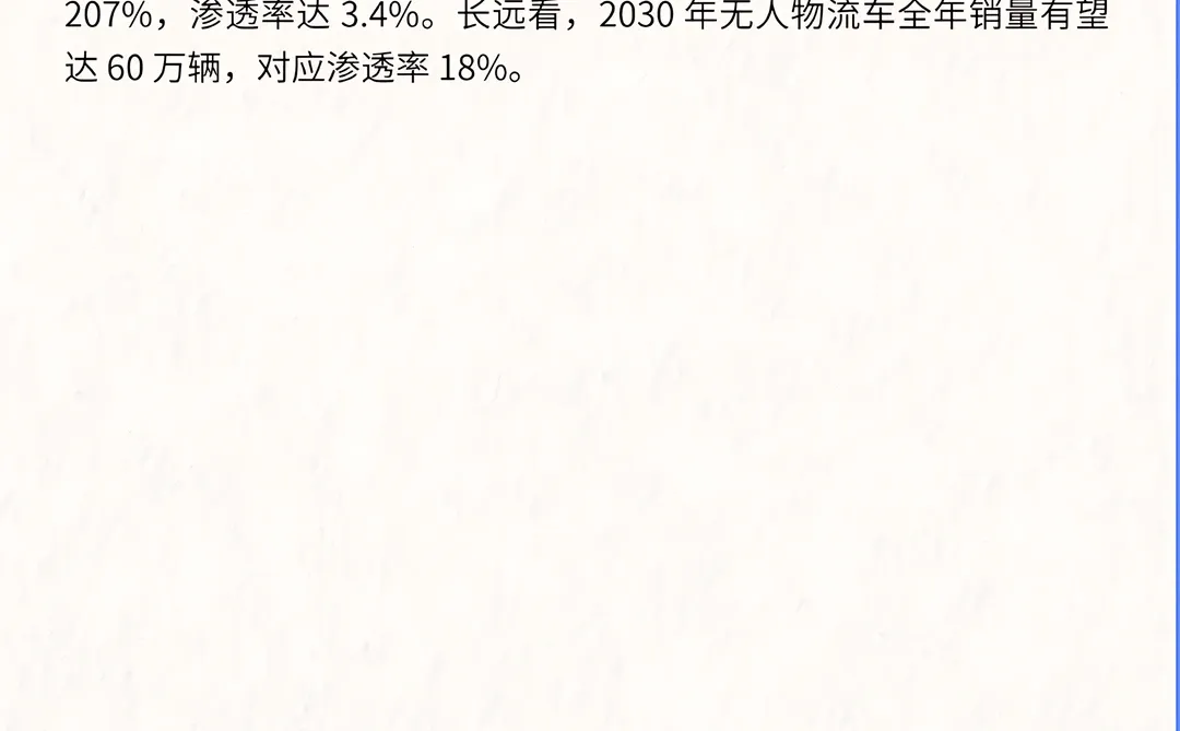 无人物流未来有多大发展空间?