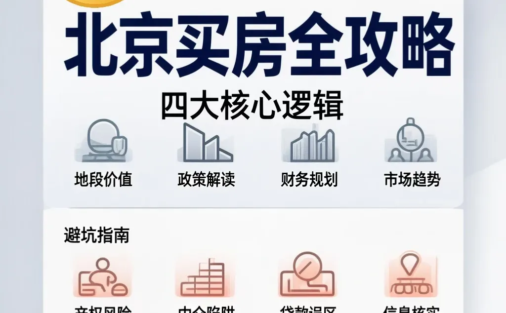 北京买房全攻略,四大核心逻辑