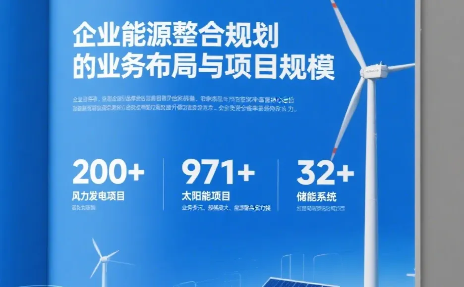 能源画册设计：企业能源整合规划服务展示