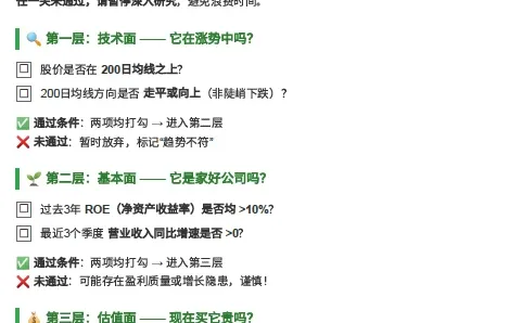 我用“三步筛股法”，今年没踩一个雷✨