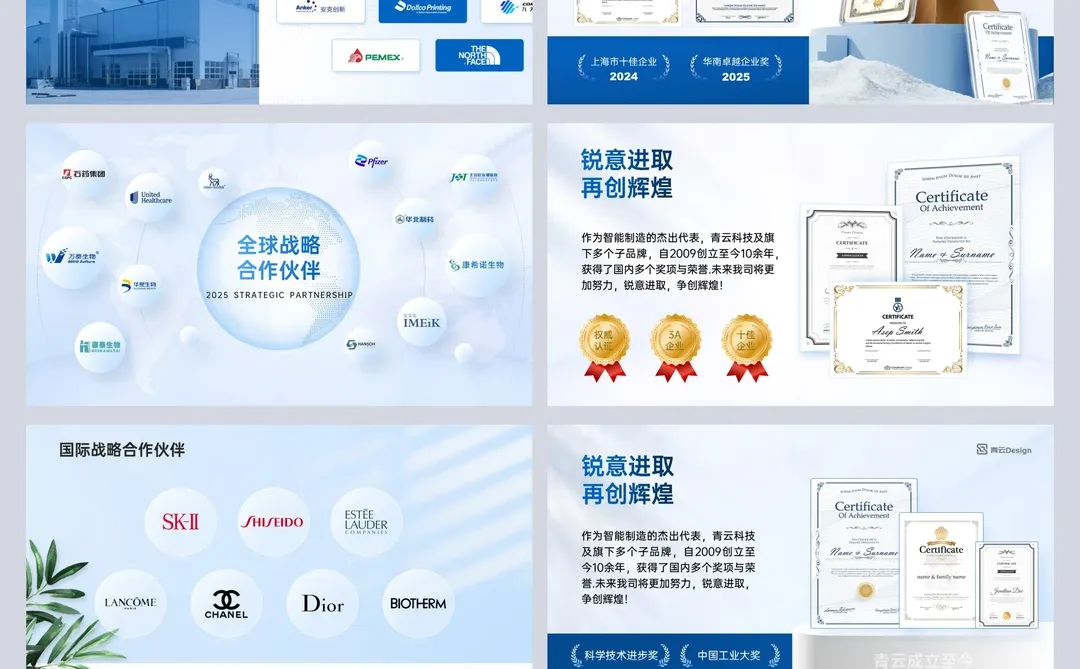 300页企业PPT模板！一出手就赢同行十条街！