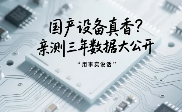 国产设备真香?亲测三年数据大公开
