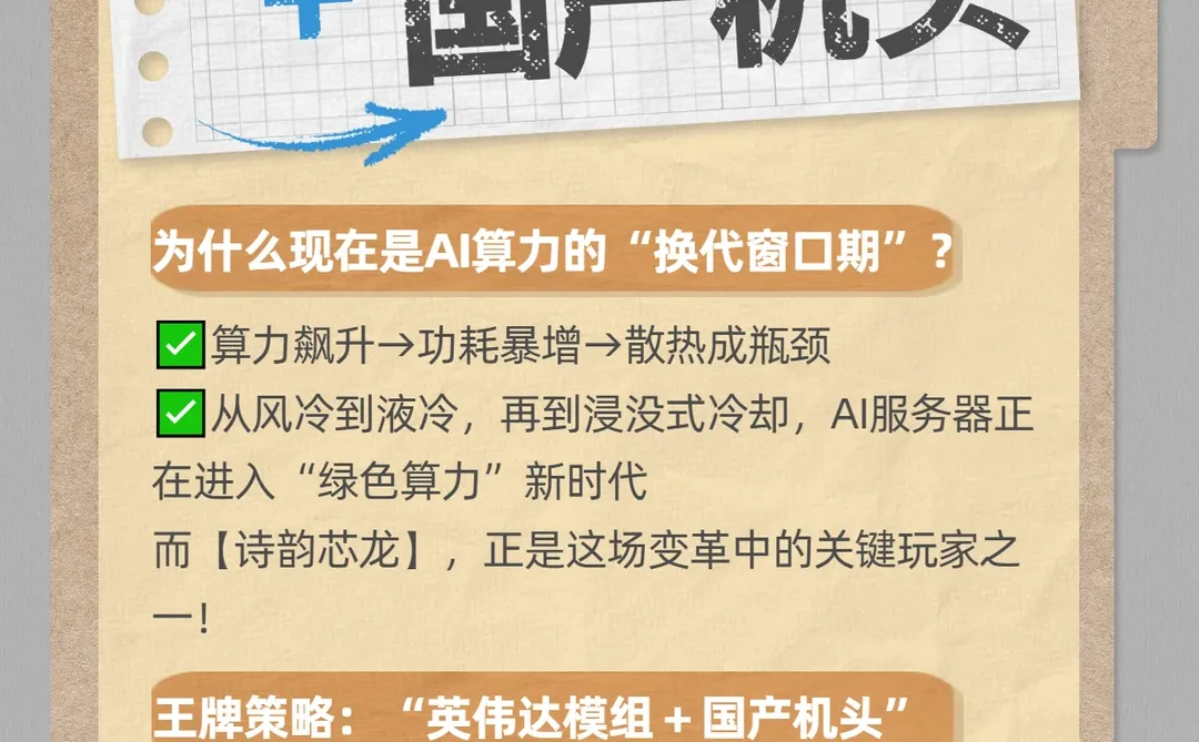 揭秘用“英伟达模组+国产机头”提高AI算力