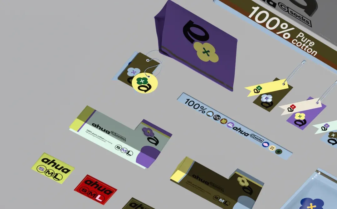 Less is more～这个袜子品牌设计有点东西